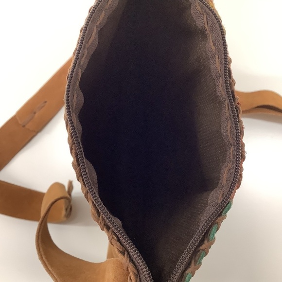 Leather multi colored side bag Preowned - Picture 4 of 4
